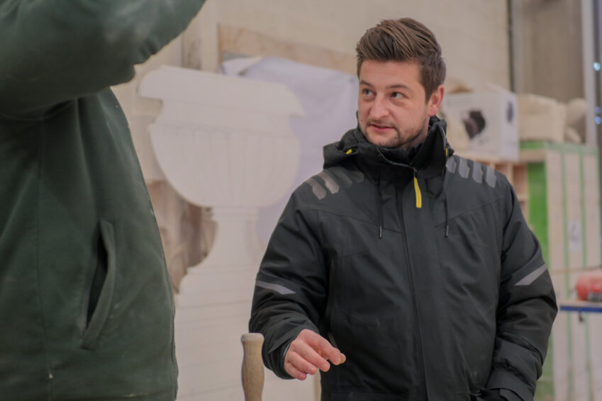 Thomas Georges, directeur de l’entreprise Chevalier Nord. © Aletheia Press/V. De Poorter