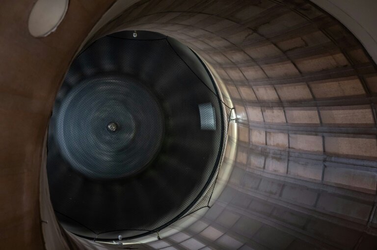 La soufflerie Eiffel du Laboratoire d'Aérodynamique Eiffel, le 5 janvier 2024 à Paris © BERTRAND GUAY