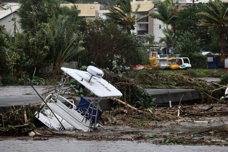 Les dégâts provoqués par le passage du cyclone Belal, le 15 janvier 2024 à Saint-Paul, à La Réunion © Richard BOUHET