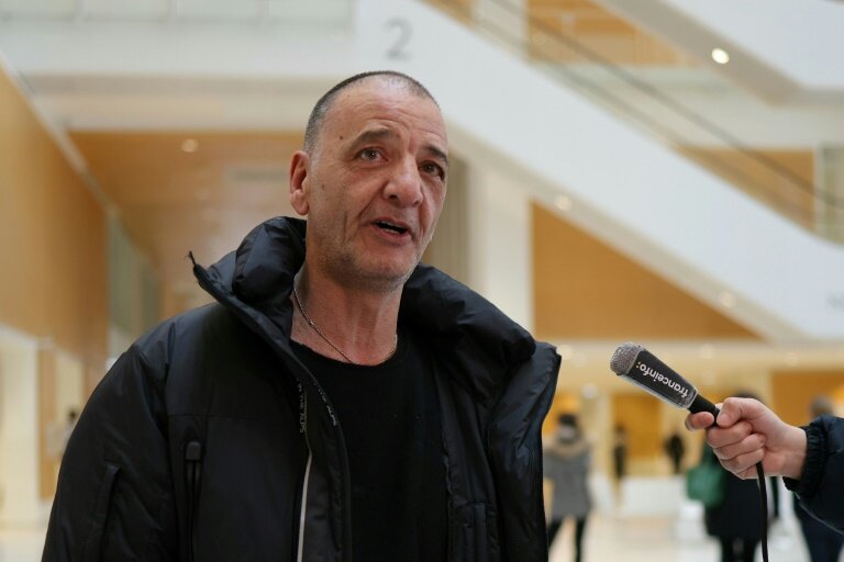 Marco Mouly au tribunal judiciaire à Paris, le 13 mars 2024 © Thomas SAMSON