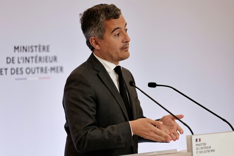 Gérald Darmanin le 30 mai 2024, à Paris © STEPHANE DE SAKUTIN