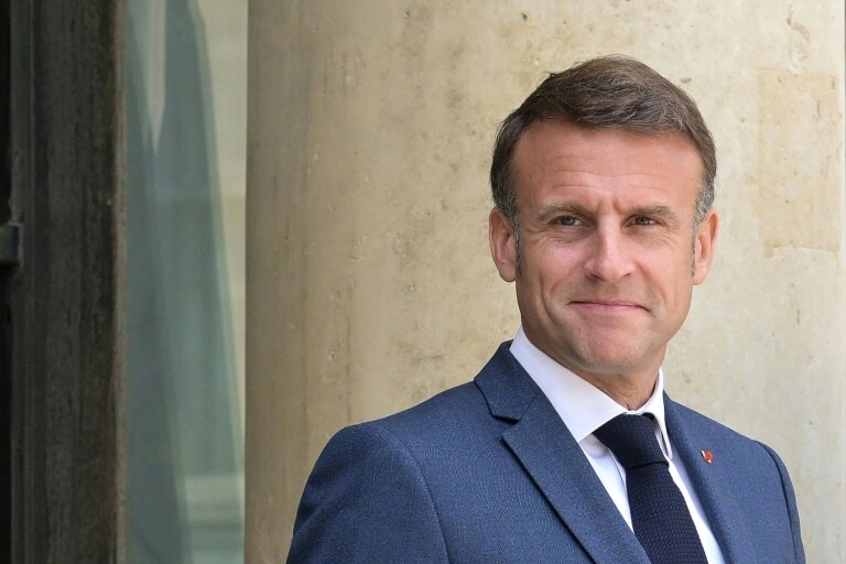 Le président Emmanuel Macron à l'Elysée, le 26 juin 2024 à Paris © Bertrand GUAY