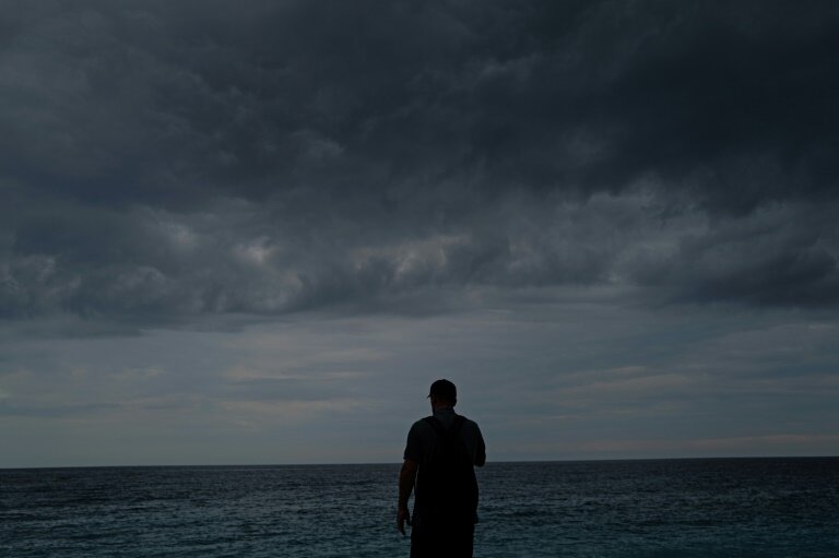 Ciel d'orage au-dessus de Nice, le 4 septembre 2024 © Valery HACHE