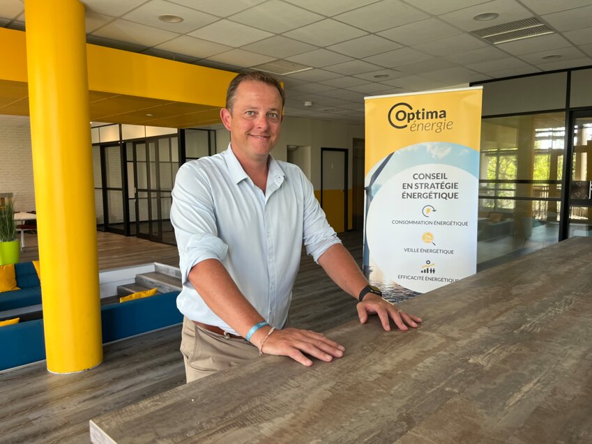Sébastien Prunaud conseille entreprises et collectivités sur leur stratégie énergétique dans l'Oise et l'Aisne. 