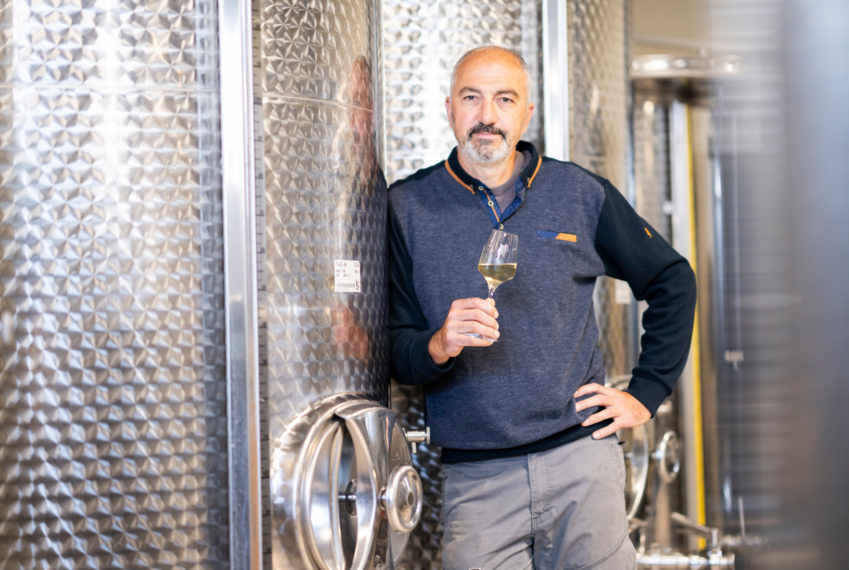 Norbert Molozay, le président des Vins de Moselle. © Guillaume Ramon