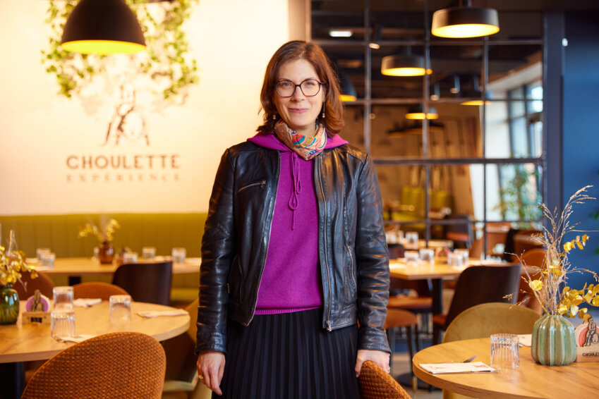 Florence Berghe dirige aujourd'hui la brasserie familiale. © Lena Heleta