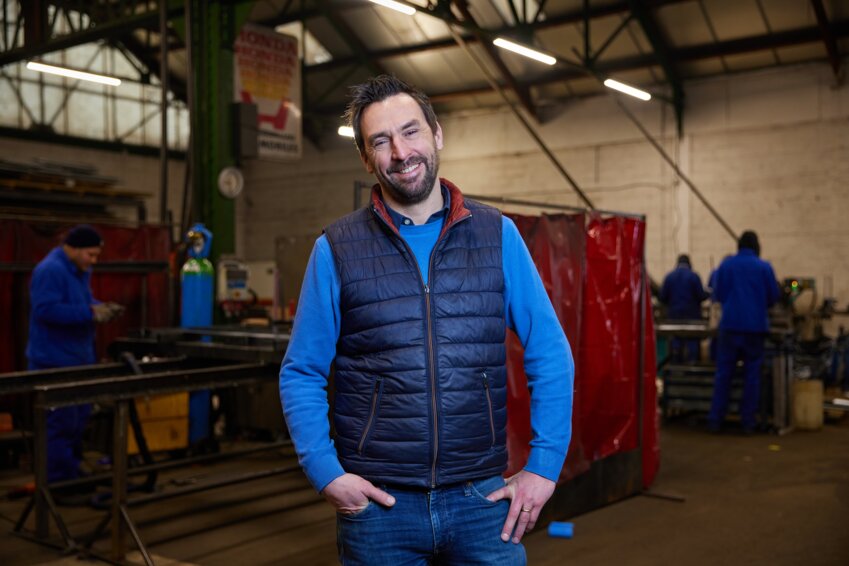 Antoine Bobot, dirigeant d'Entreprise métal insertion. ©Léna Heleta