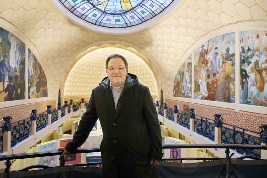 Arnaud Decagny, maire de Maubeuge. © Christophe Kicien