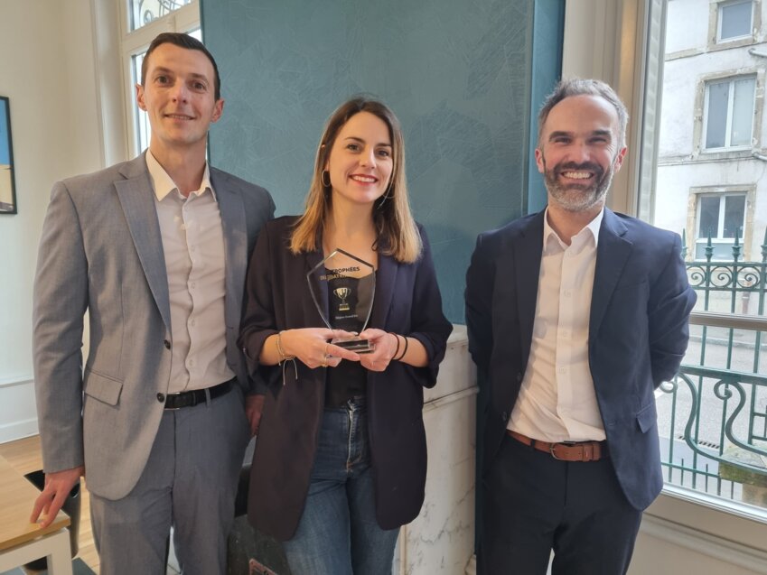 Didier Strievi, Anne-Laure Kervella et William Le Coustumier. © Laurent Siatka
