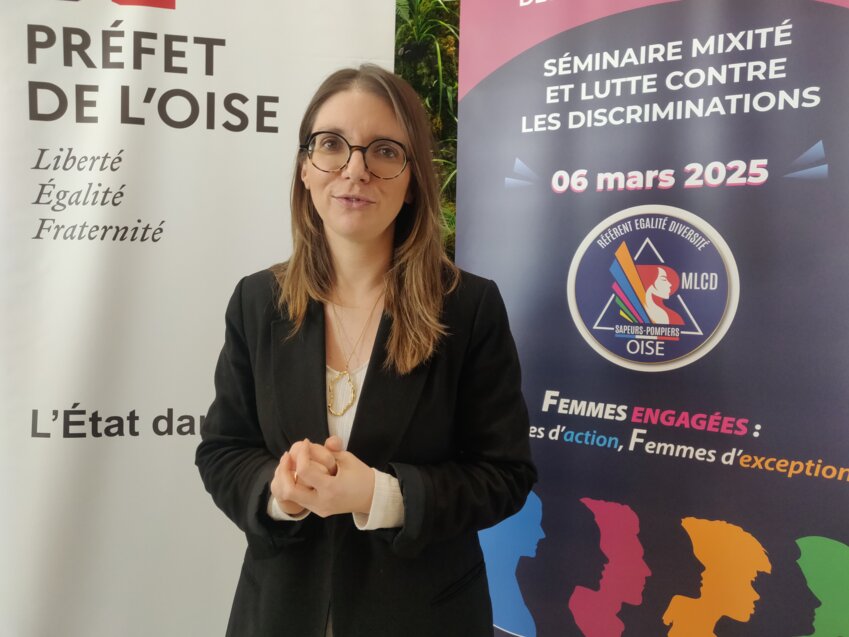 Aurore Bergé, Ministre de l'Égalité entre les femmes et les hommes. © Aletheia Press / DLP