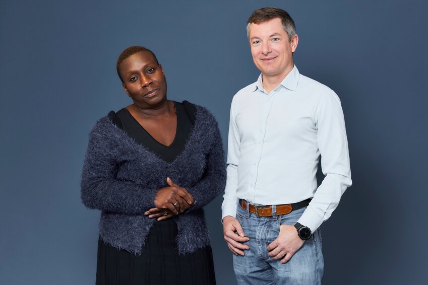 Camille Nkiodya Issekman et Antonin Molle ont cofondé Opale.IO en 2023. © Lena Heleta