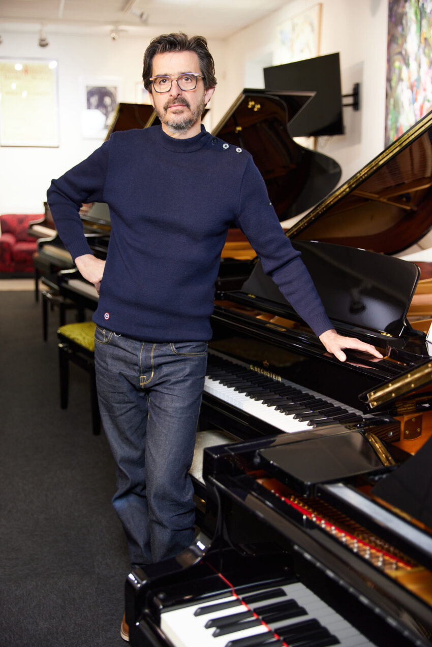 Sébastien Baudry, dirigeant de l'Atelier du Piano. © Lena Heleta