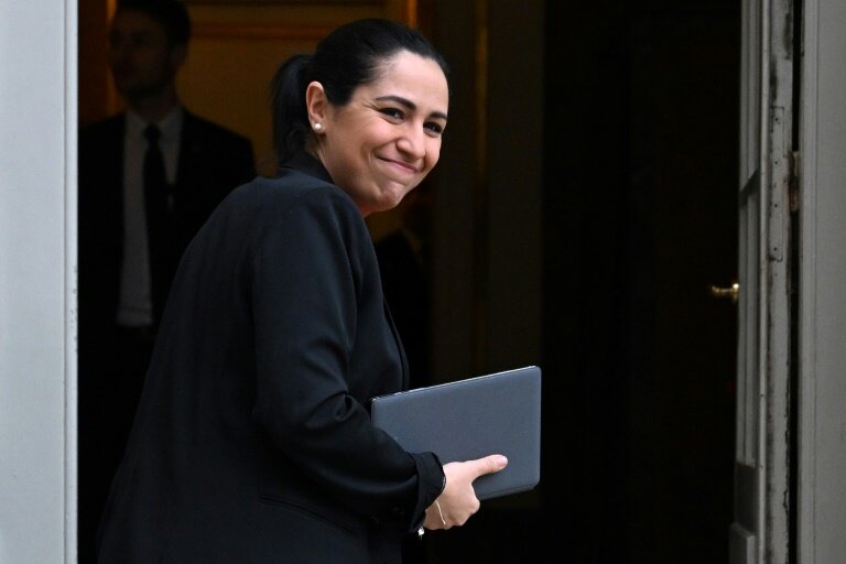 Sarah El Haïry le 10 février 2024 © MIGUEL MEDINA