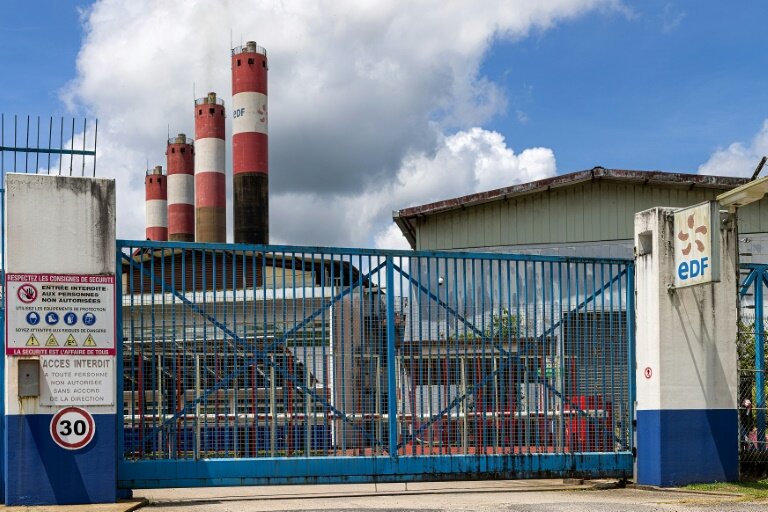La centrale EDF de Remire-Montjoly en Guyane, le 16 octobre 2022 © jody amiet