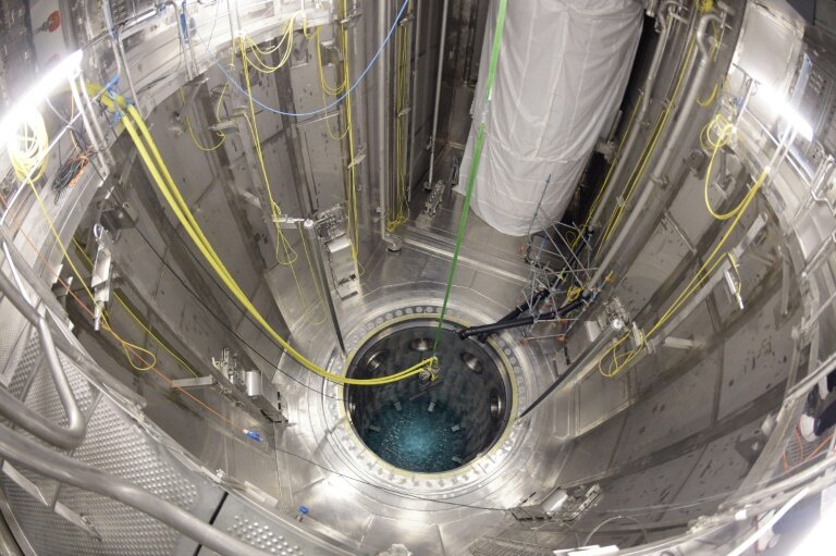 Le réacteur nucléaire OL3 EPR de la centrale nucléaire d'Olkiluoto à Eurajoki, en Finlande, le 19 octobre 2016 © Martti Kainulainen