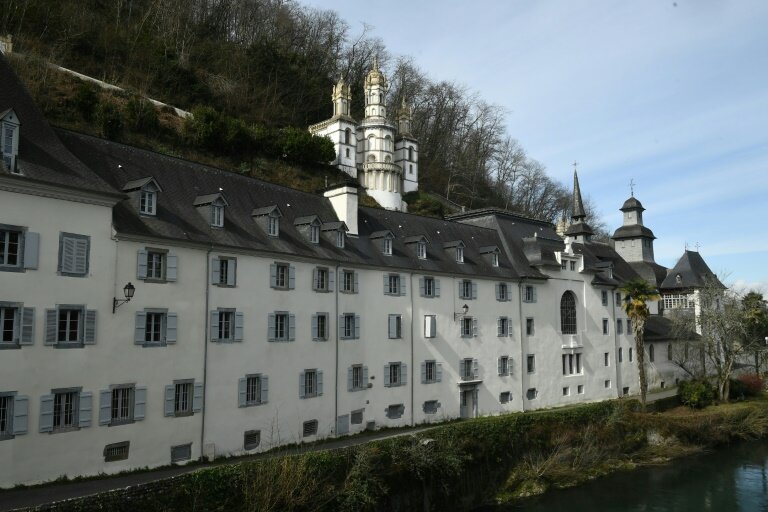 L'établissement Notre-Dame-de-Bétharram, le 28 février 2025 à Lestelle-Bétharram, dans les Pyrénées-Atlantiques © Gaizka IROZ
