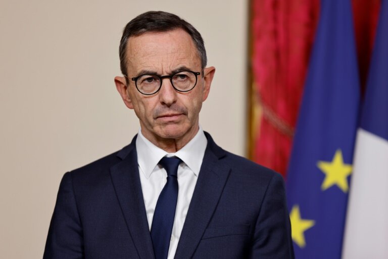 Le ministre de l'Intérieur Bruno Retailleau, le 26 février 2025 à Paris © Ludovic MARIN