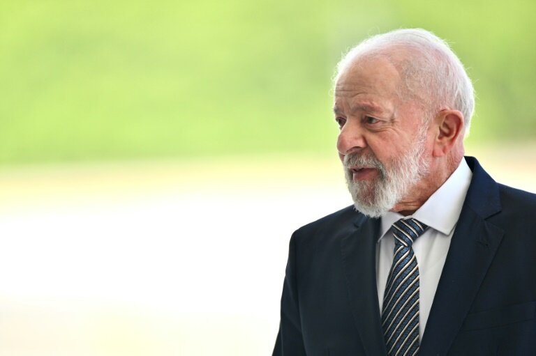 Le président brésilien Luiz Inacio Lula da Silva, le 18 février 2025 à Brasilia © EVARISTO SA