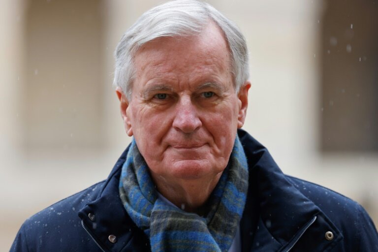 L'ancien Premier ministre Michel Barnier, le 10 mars 2025 à Paris © Ludovic MARIN