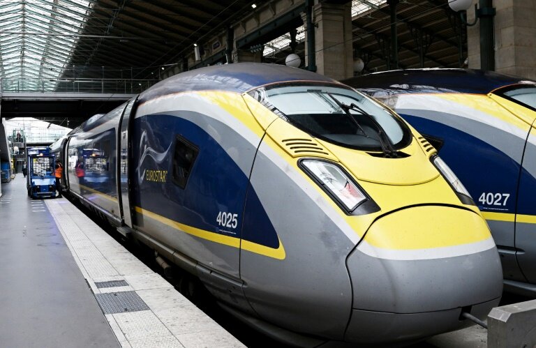 Un Eurostar à la Gare du Nord à Paris, le 3 août 2023 © Stefano RELLANDINI
