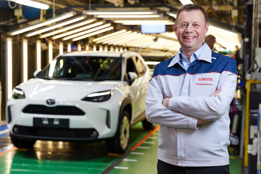 Rodolphe Delaunay a pris les rênes du site de Toyota à Onnaing au printemps 2024. © Lena Heleta