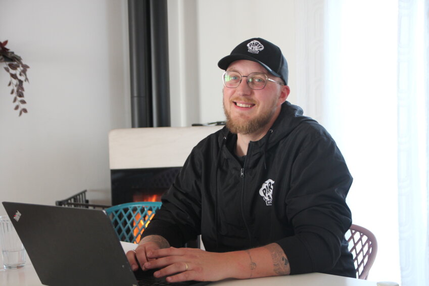 Joris Pierrot développe son activité de location de discothèque gonflable à grande vitesse. © Aletheia Press / B.Delabre