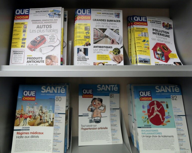 Le journal publié par l'organisation de consommateurs UFC-Que Choisir. © JACQUES DEMARTHON