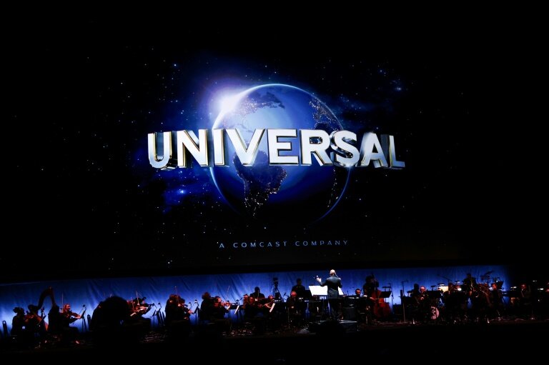 Logo du studio Universal, le 2 avril 2025 au Caesars Palace de Las Vegas lors de la CinemaCon © VALERIE MACON