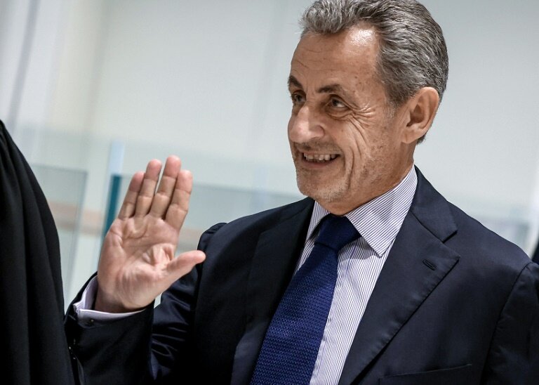 L'ex-président français Nicolas Sarkozy, le 27 mars 2025 au tribunal de Paris © Alain JOCARD