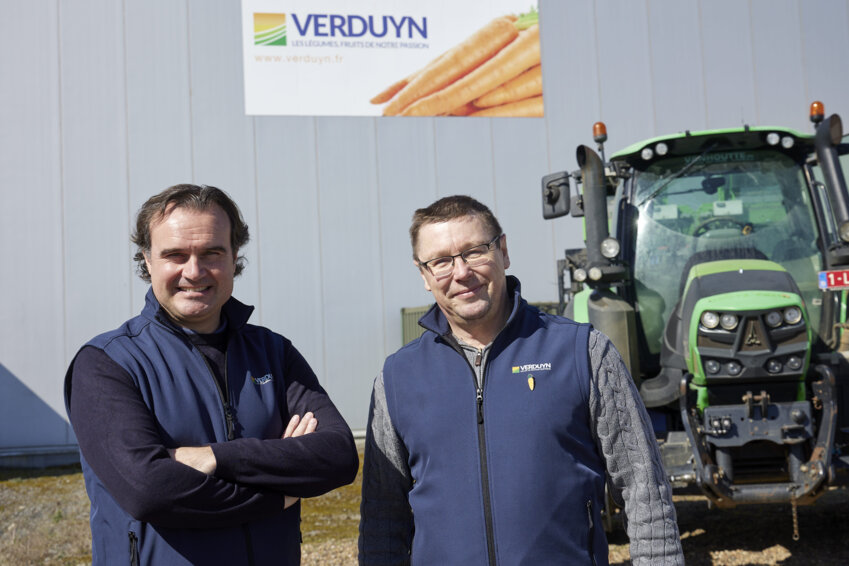 Alexander Verduyn, co-CEO du groupe Verduyn et Emmanuel Schaffner, directeur commercial France. ©Christophe Kicien 