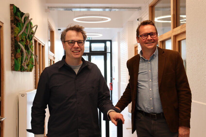 «L'année dernière, 691 personnes ont participé aux 11 évènements organisés», expliquent Sébastien Devers, directeur général adjoint au développement économique et Arnaud Hottin, vice-président chargé du développement économique, de l’agriculture et de l’alimentation à la communauté de communes Pévèle-Carembault. ©Aletheia Press / E.Chombart