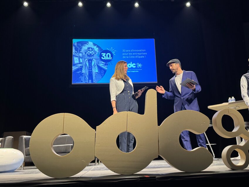 Les dirigeants Jérémie Régnier et Céline Herbaut se projettent en 2060 ! © Aletheia Press / D.Boulogne