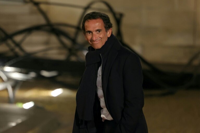 Alexandre Bompard, patron de  Carrefour, à Paris le 10 février 2025. © Thomas SAMSON