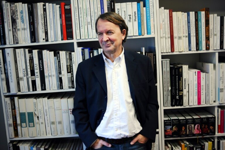 Hervé de La Martinière, patron des éditions La Martinière, le 21 décembre 2009 à Paris © FRED DUFOUR