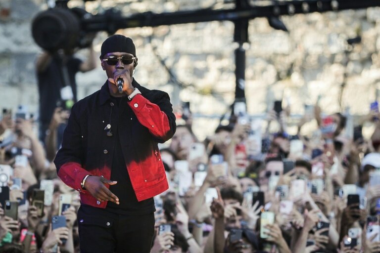 Le rappeur Werenoi en concert aux Francofolies de La Rochelle, le 13 juillet 2024 © Thibaud MORITZ