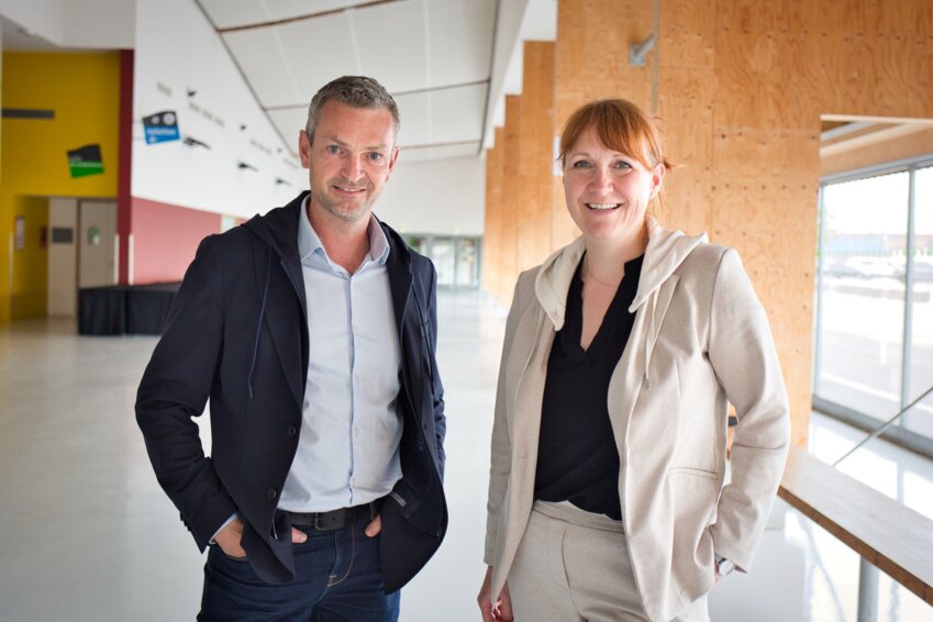 (c) Benjamin Prost. «Nous étions auparavant de simples loueurs d’espaces et aujourd’hui nous sommes devenus un véritable accompagnateur des entreprises», assure Thierry Gagnot, le directeur d’Épinal Tourisme & Affaires accompagné de Fabienne Houillon, responsable marketing et communication.