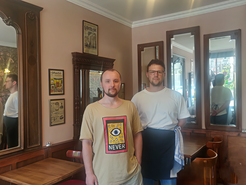 1.	Grégoire et Martin Hecquet ont ouvert Les Fistons en octobre dernier. © Aletheia Press / DLP