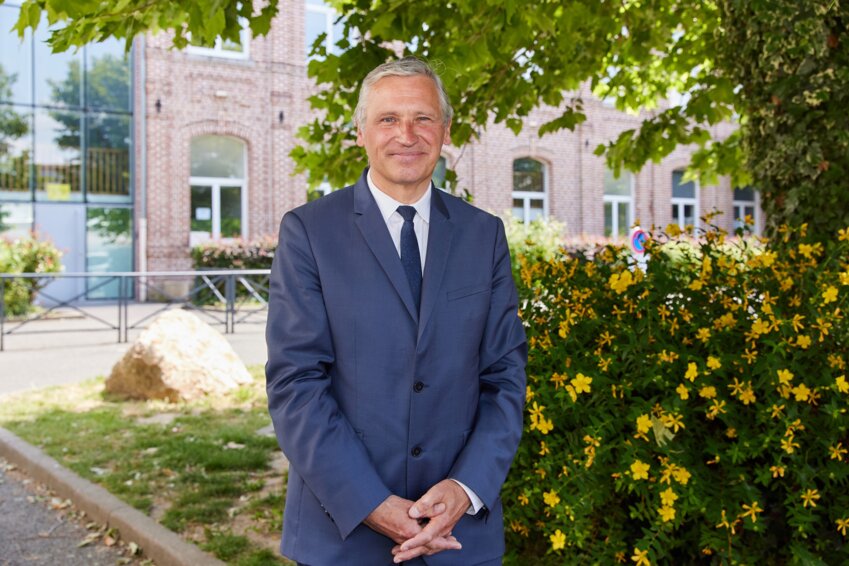 Christophe Dumont, maire de Sin-le-Noble depuis 2014. ©Léna Heleta