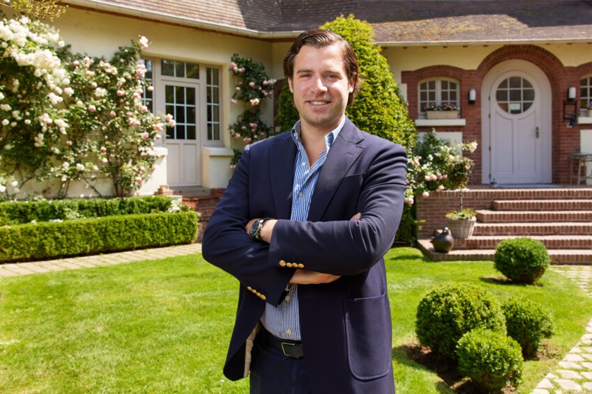 Nicolas Gluck dirige aujourd'hui la maison d'hôtes, acquise par ses beaux-parents il y a plus de 10 ans. ©Lena Heleta