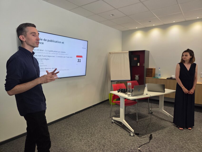 Mathieu Pusiol et Marion Pierron ont décrypté la galaxie LinkedIn.