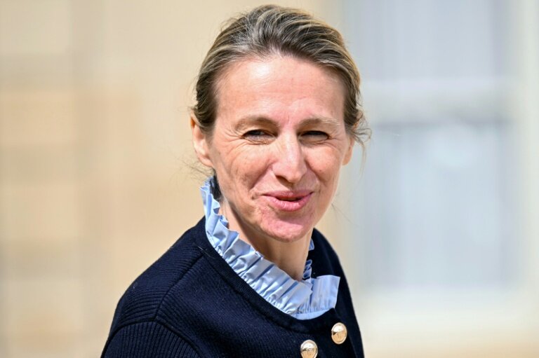 La ministre chargée du Travail et de l'Emploi Astrid Panosyan-Bouvet, le 7 mai 2025 à l'Elysée. © Bertrand GUAY