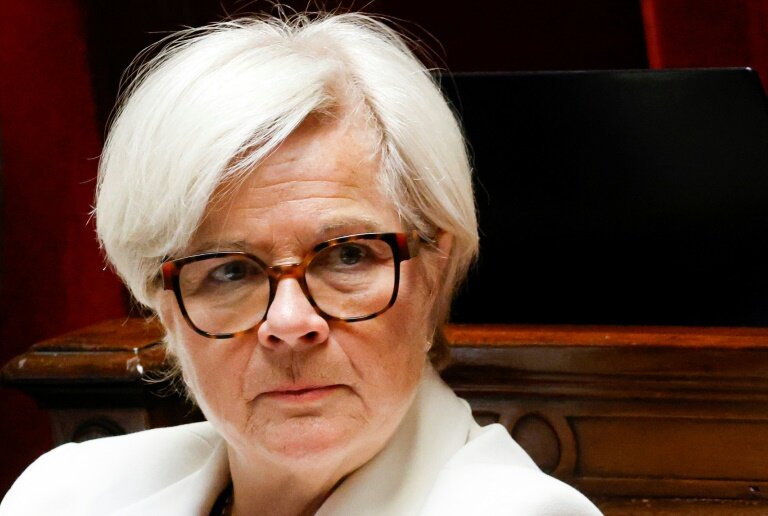 La ministre de la Santé et des Solidarités Catherine Vautrin, le 12 mai 2025, à l'Assemblée nationale, à Paris © Ludovic MARIN