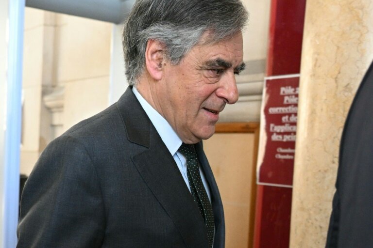 L'ex-Premier ministre François Fillon, le 29 avril 2025 au Palais de justice de Paris © Bertrand GUAY