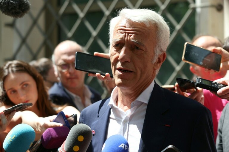 Le président du Medef Patrick Martin face à la presse à Paris le 23 juin 2025 © Alain JOCARD