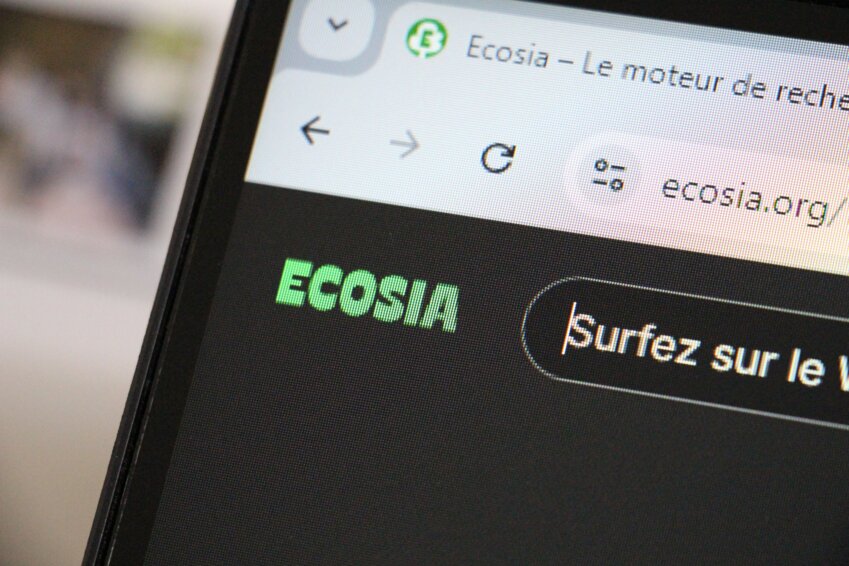Ecosia est l'une des alternatives aux moteurs de recherches des GAFAM. ©Studio NJ