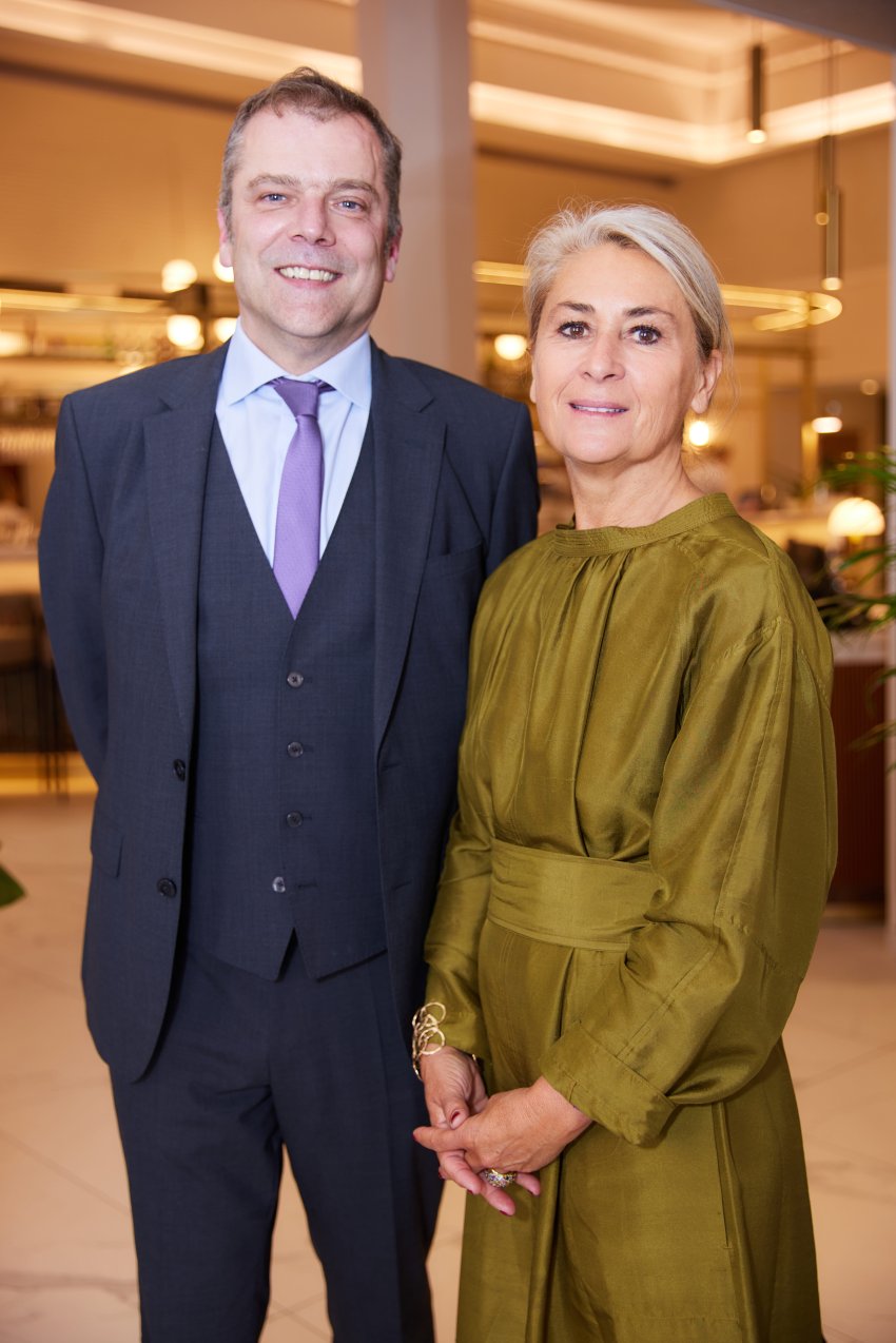 Rozenn Branellec Dumon, directrice générale, accompagnée de Thibaut Petit, directeur de l'établissement lillois. © Lena Heleta