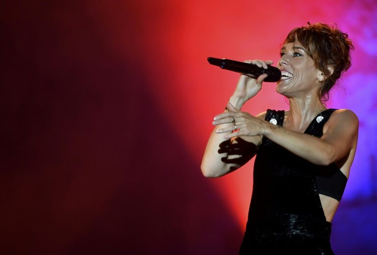 La chanteuse Zaz en concert au festival international de Carthage, en Tunisie, le 26 juillet 2022 © FETHI BELAID