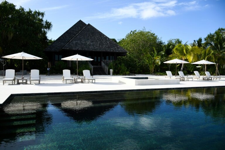 Une piscine en Polynésie française le 18 juillet 2019 © Mike LEYRAL