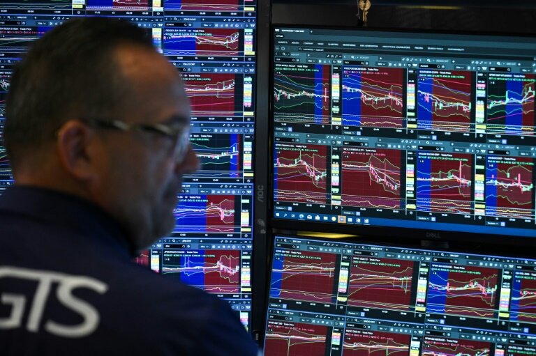 Un opérateur à la Bourse de New York, le 15 juillet 2025 © ANGELA WEISS