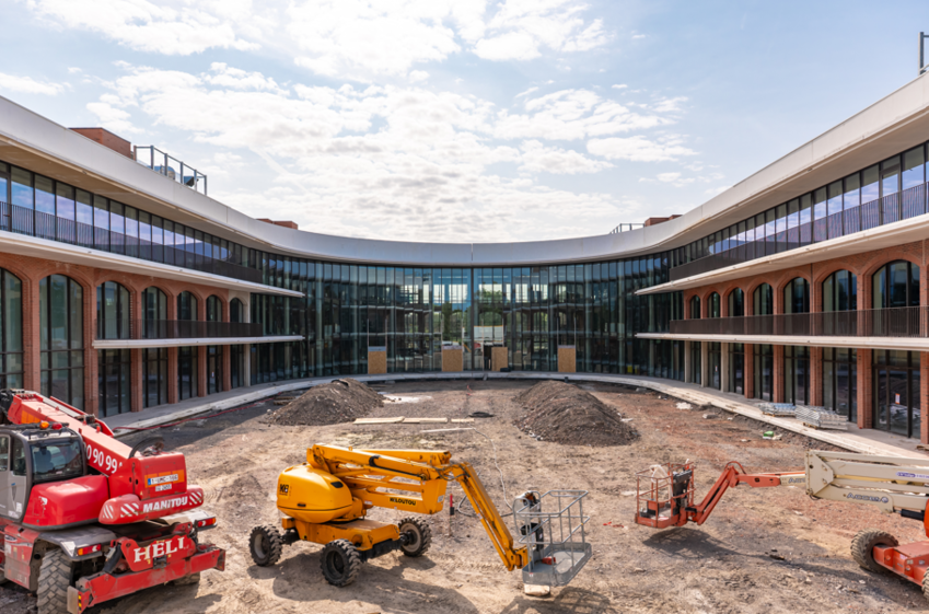 Le futur siège d'Exotec est en phase de finalisation. ©Image7 / FSDV-BMG